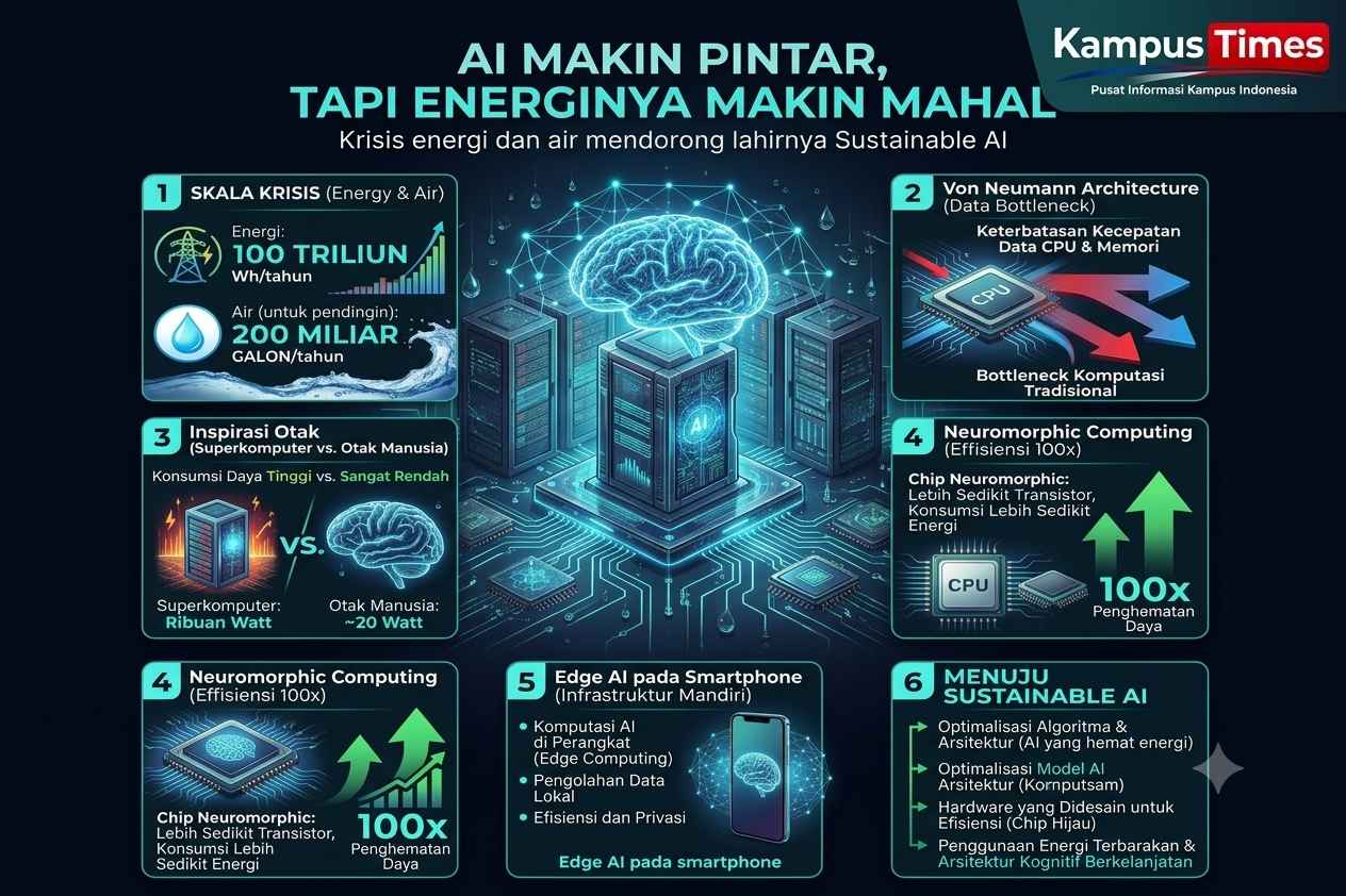 Ketika AI Semakin Pintar, Energi Menjadi Persoalan