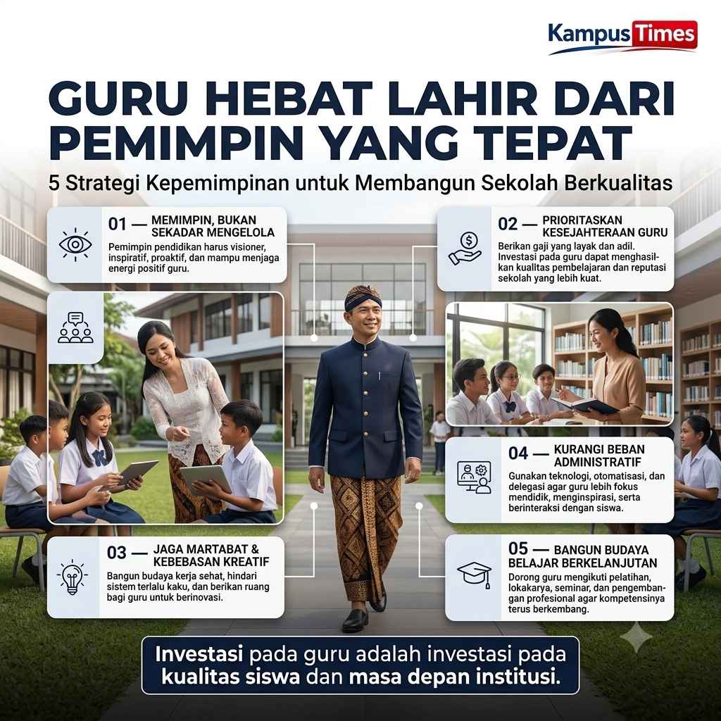 Pemimpin Pendidikan Harus Mampu Memimpin, Bukan Sekadar Mengelola