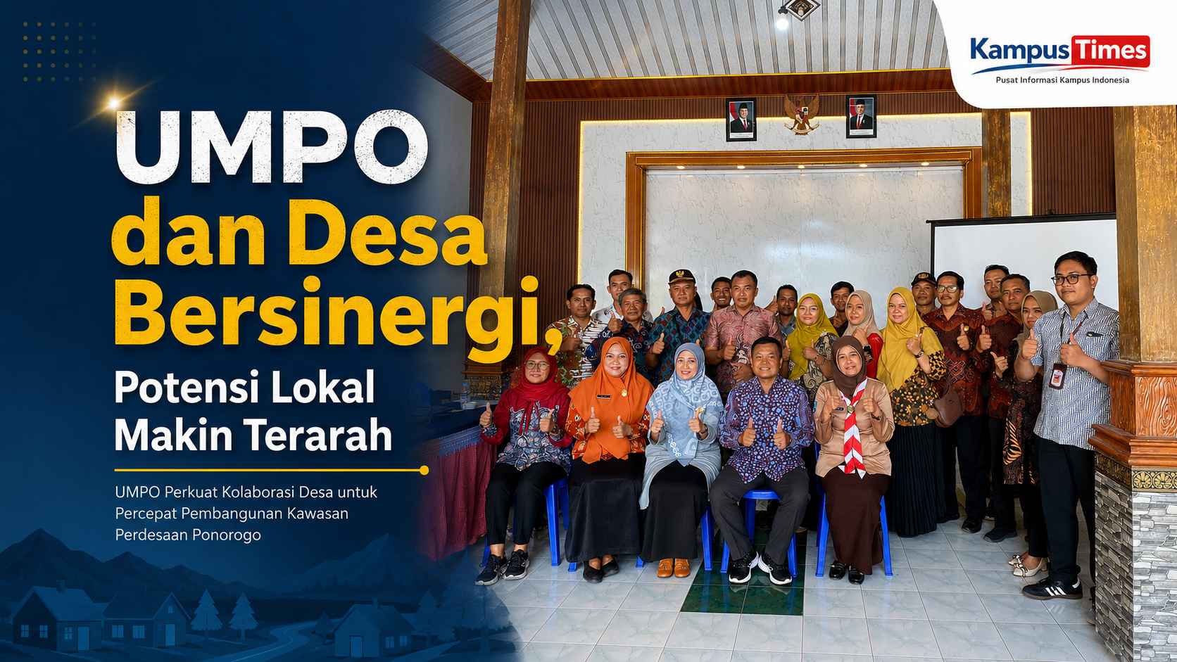 UMPO Tawarkan Peran Perguruan Tinggi sebagai Mitra Desa